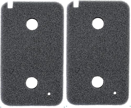 Filtro adecuado para secadora con bomba de calor 9499230 de Miele, fino-grueso, 220 x 130 x 30 mm, filtro de esponja, filtro condensador, fabricado en Alemania, filtro de pelusa de espuma (juego de 2)