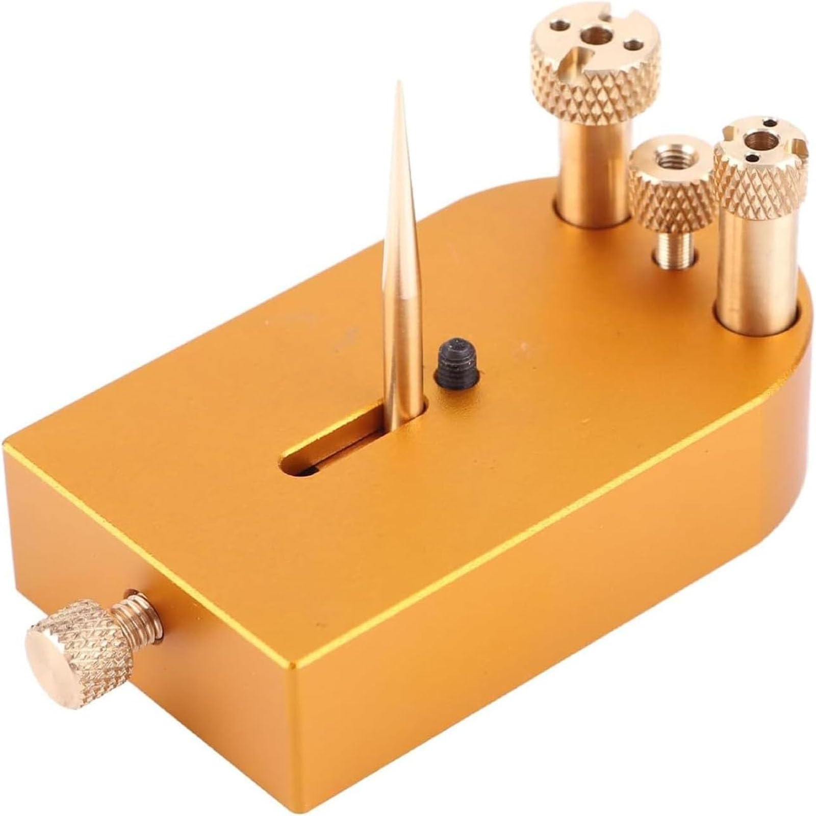 HKFGSHOP Balance Wheel Correction Spring Tool, Watch Movement Balance Holder Bracket, All-metal Bronze Watch Hairspring And Balance Bracket, Watchmaker Balance Truing Tool, For Watch And Clock Repair