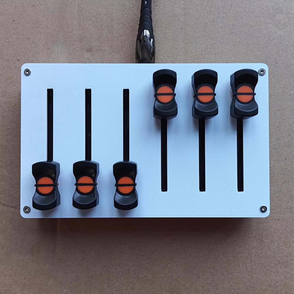 Controller Fader MIDI da 45 mm a 6 Canali, Mappatura CC Personalizzata USB per Software DAW