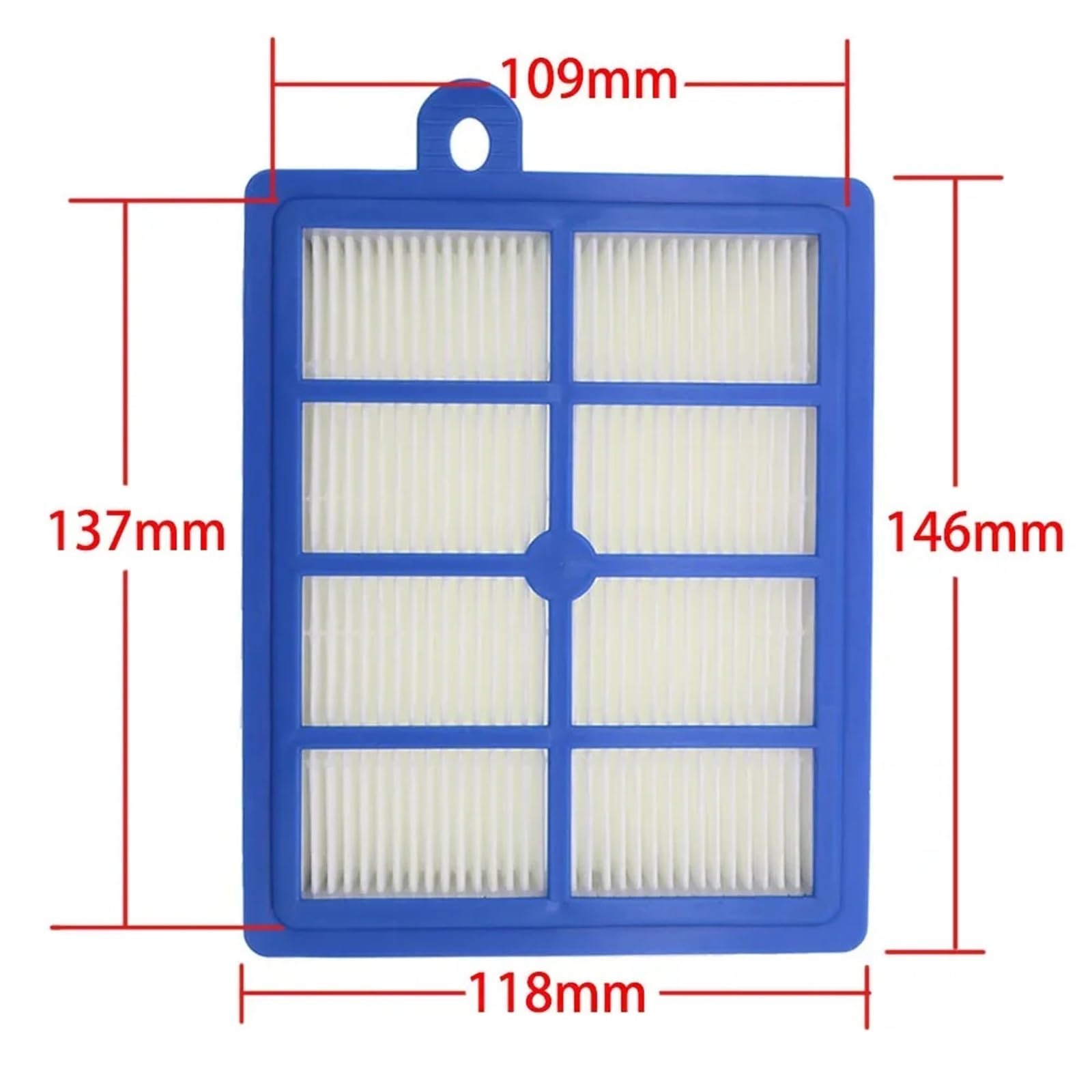 Staubsaugerfilter H12, Kompatibel for Electrolux, EL4100 EL6986A EL4050 ZE346B ZUA3840P ZTI7635, Staubsauger-Ersatzzubehör(5pcs)