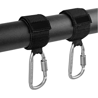 2 Pieces E Scooter E Scooter Accessories Multifunctional Carabiner Hook Small as Holder for Helmet and Bags Utv Hook Accessory