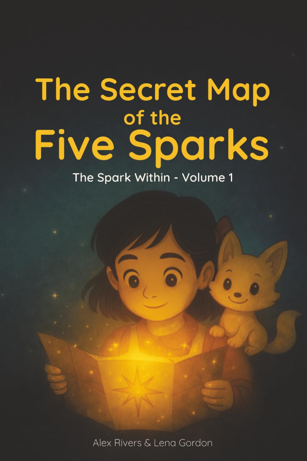 The Secret Map of the Five Sparks: A Cozy Bedtime Adventure About Calm, Confidence, and the Gentle Strengths Growing Inside Every Child (The Spark Within)