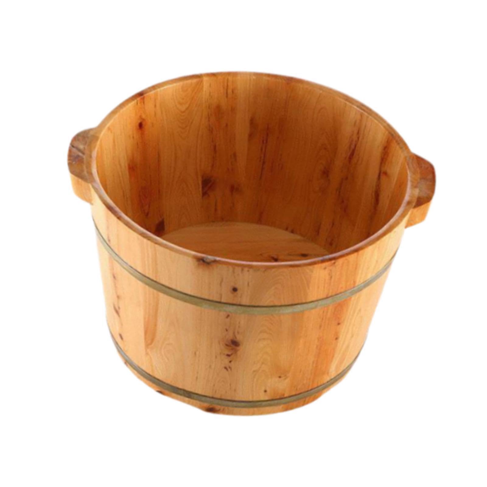 El lavabo para pies de Para madera, de gran capacidad, ofrece beneficios para la salud, cuidado personal y mimos, la bañera para pies también se