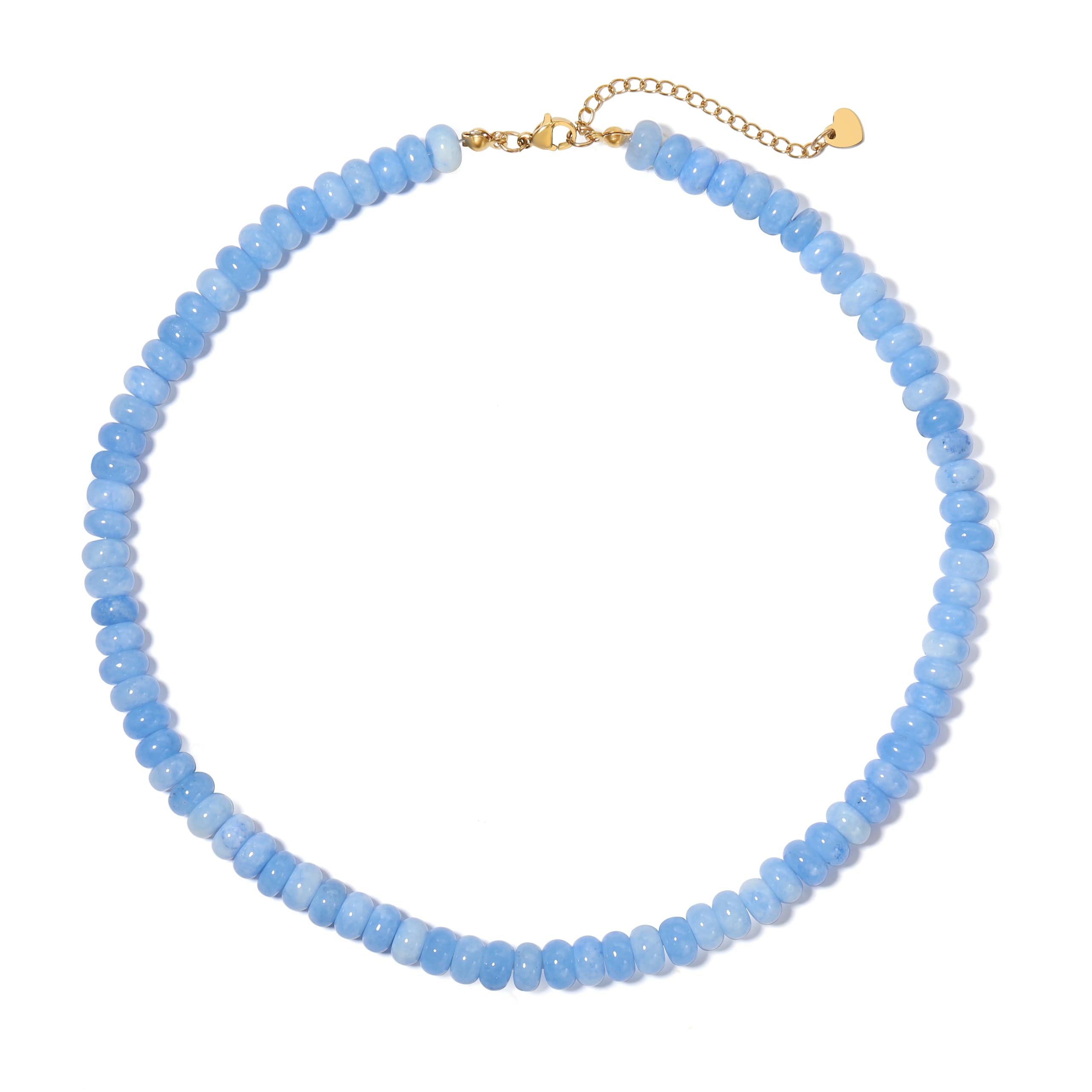 Beaded Necklace Natural Gemstone