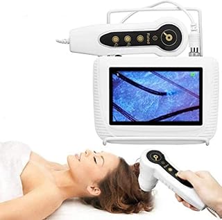Analisador De Cabelo De Diagnóstico De Pele De 5 Polegadas, Detector De Pele Digital De Tela LCD, Sistema De Diagnóstico De Pele Digital Recarregável Portátil De Tela LCD, Analisador De Cabelo, Má