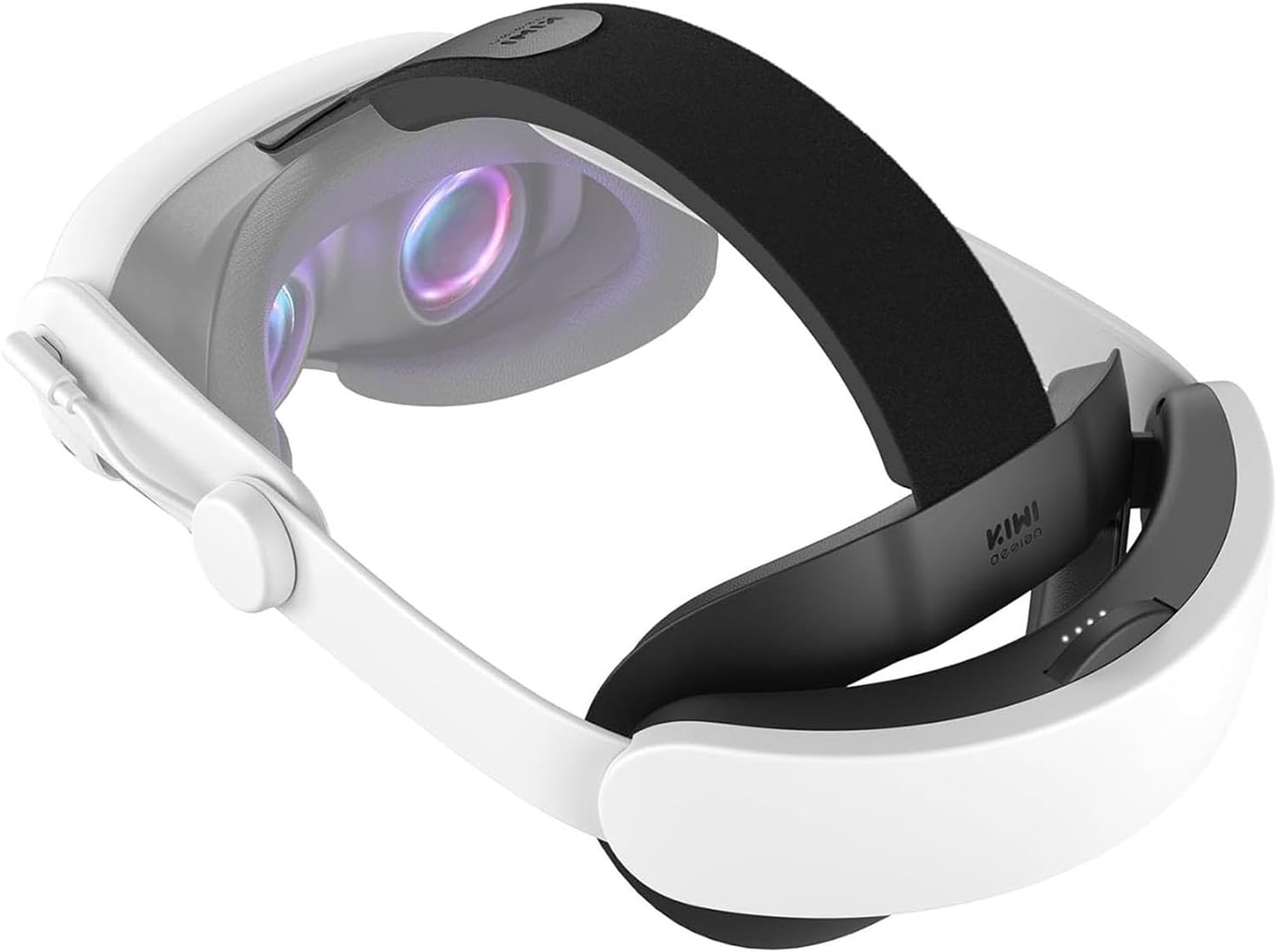 KIWI design K4 Boost Quest 3S/3 Compatible Battery Head Strap Comfort Meta Quest 3/3s Compatible Strap High-Speed Charging Ultra-Lightweight Balanced Front and Back Comfortable Wear Compatible with