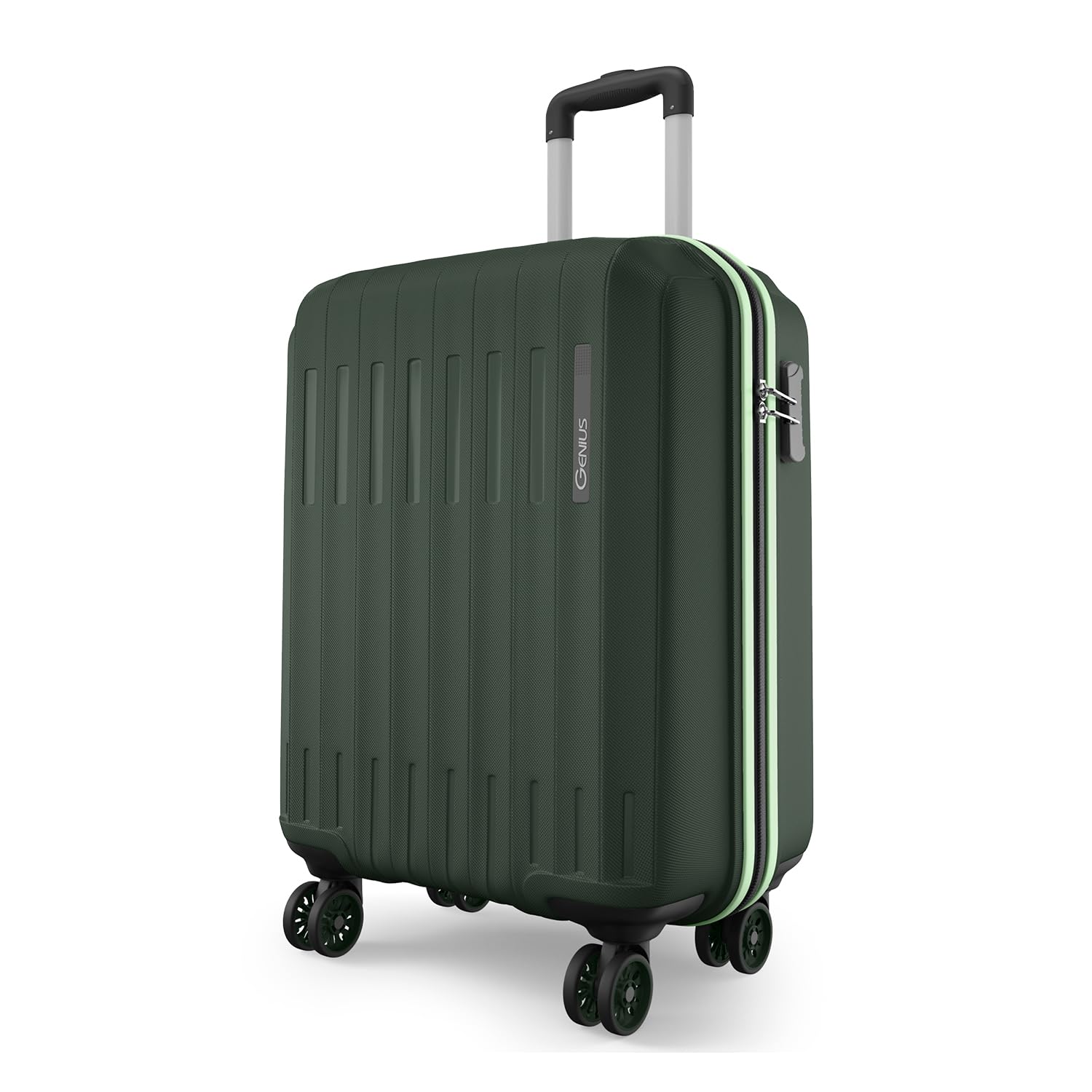 Safari Genius Alley 55cm Cabin Trolley Bag Hard Case Polypropylene, 4 Spinner Wheels, 360 Degree Wheeling Carry on Luggage, Travel Bag, Suitcase, Trolley Bags, Flintstone Softline (Grey) — Amazon image 14
