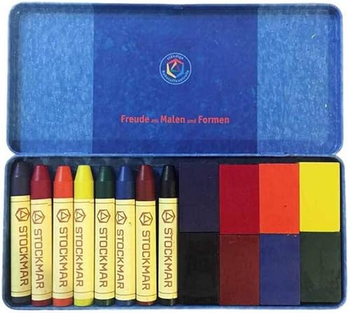 Stockmar Surtido combinado 8 crayones + 8 bloques