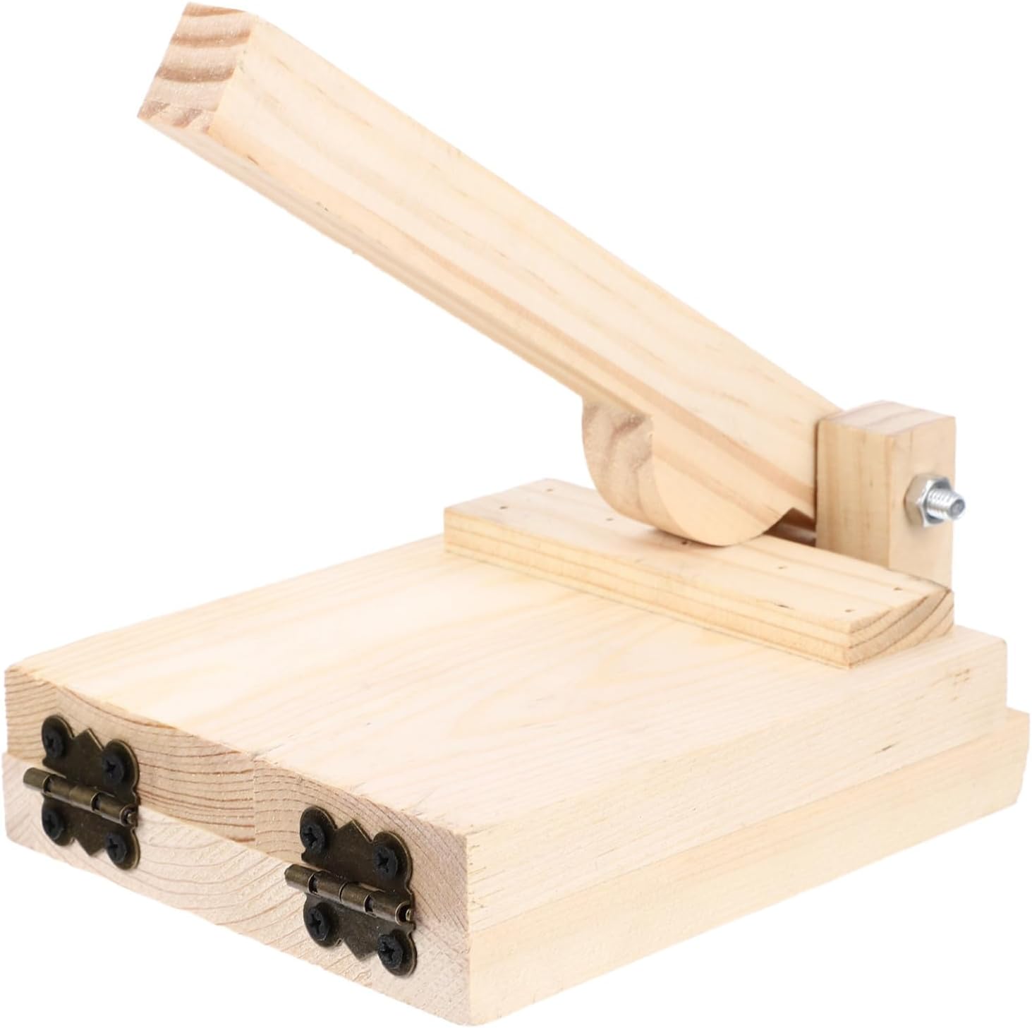 VALICLUD 1pc Creative Wooden Dumpling Wrapper Mold Manual Presser Tool for Uniform Dumpling Biscuits and Corn Pies Healthy and Safe Kitchen Gadget