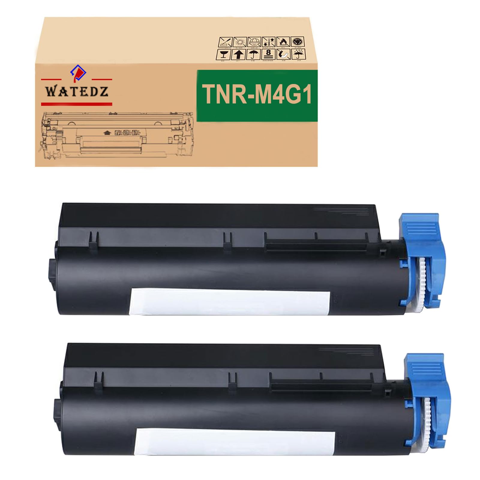 Amazon.co.jp: WATEDZ OKI用 TNR-M4G1（2パック ブラック） 互換トナー 