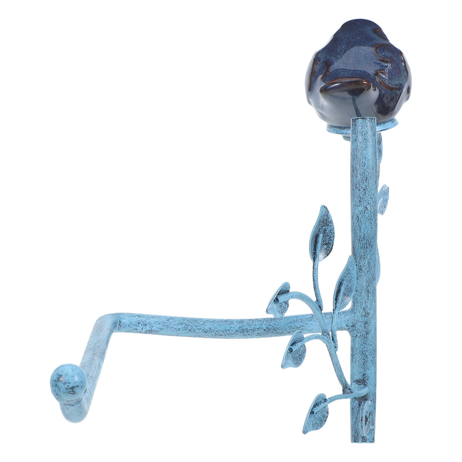 Healeved Portarrollos de Papel Higiénico de Hierro Montaje en Pared Estilo Rama Pájaro, Optimiza Almacenamiento Vertical para Baños Pequeños y Oficinas