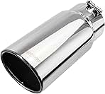Upower Universal Diesel Trucks Car Exhaust Tip 4 Inch Inlet 6