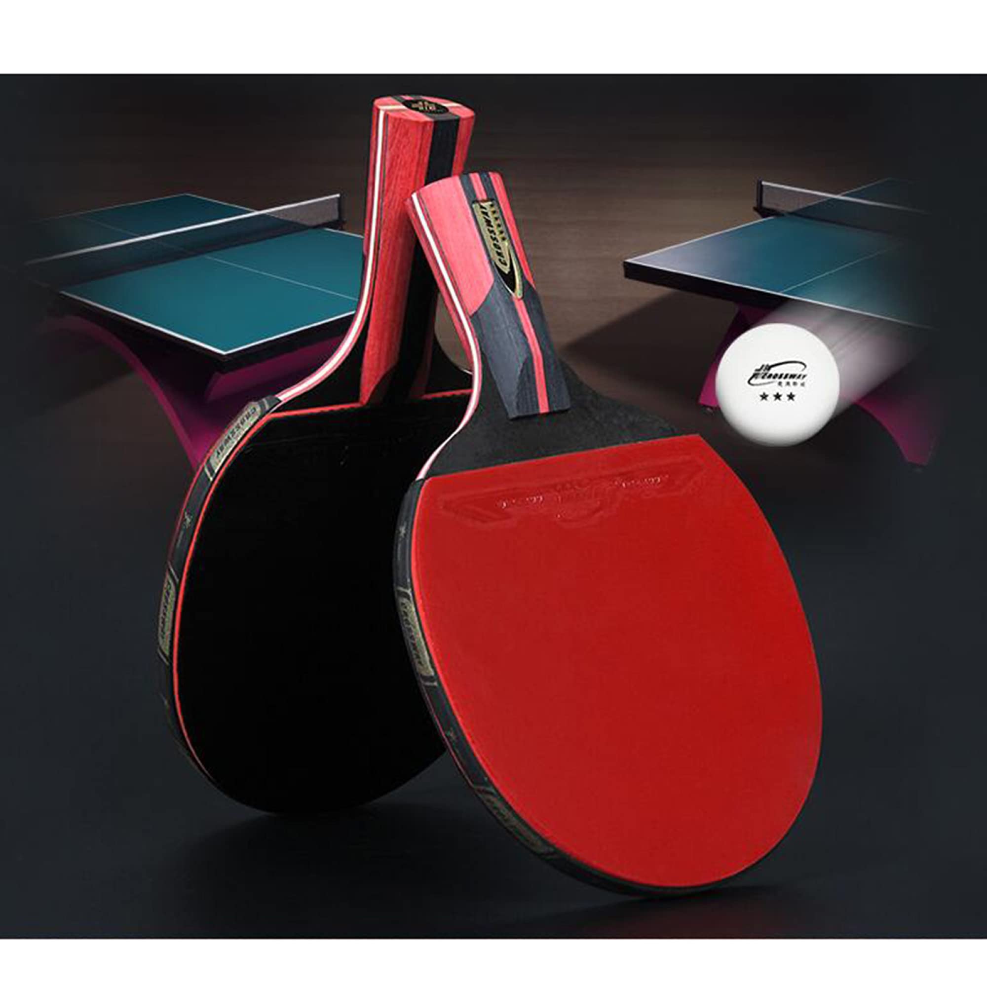 Racchetta da Ping Pong, Racchetta Professionale(Short Handle)