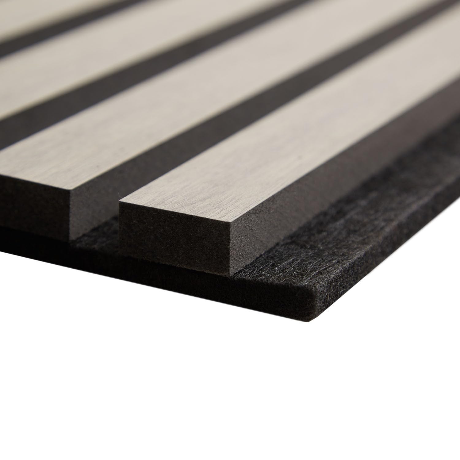 Homestyle4u 2661, panele akustyczne 60 x 60 cm panele ścienne szare okładziny ścienne wewnątrz 2 panele ściana drewno panele dekoracyjne MDF