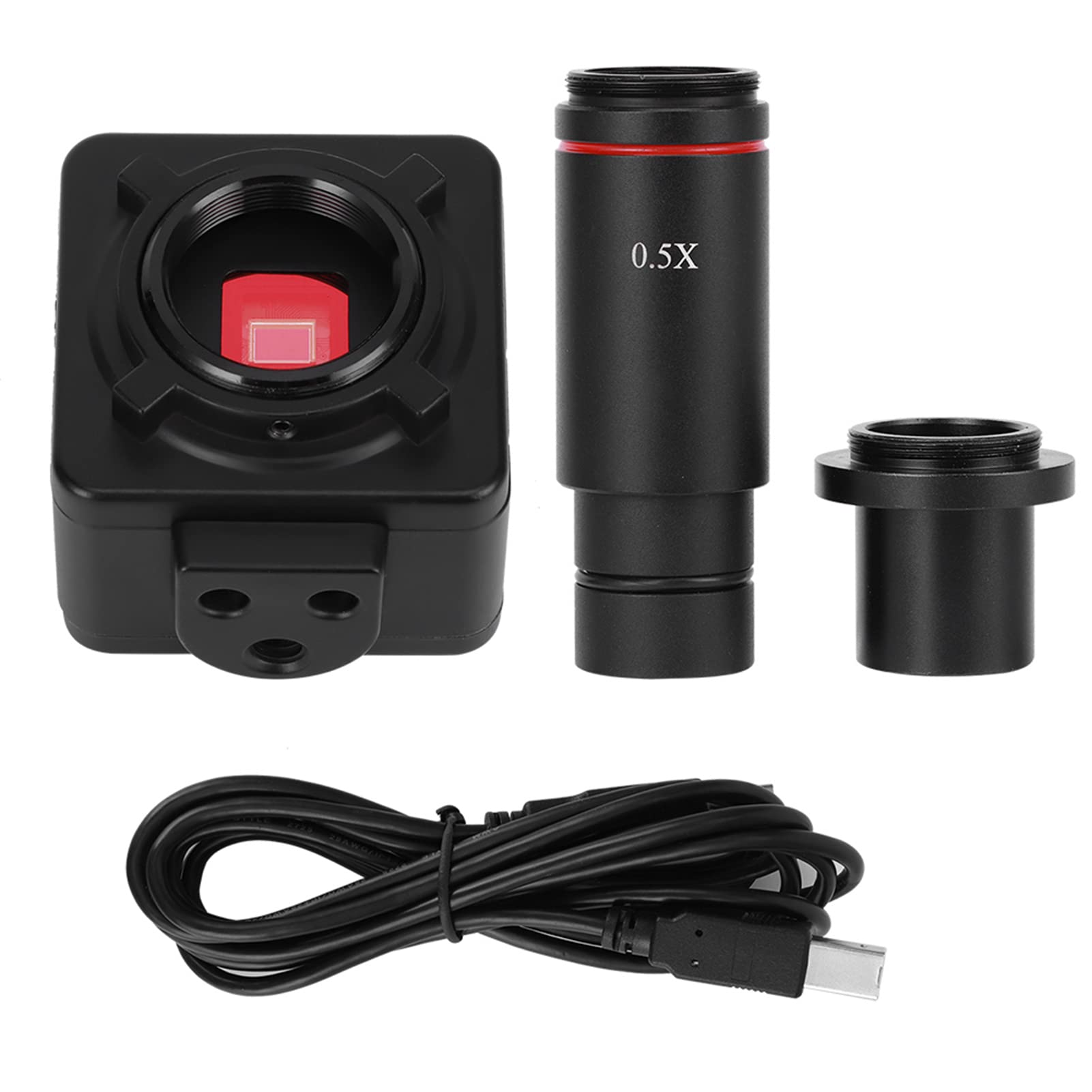 lyrlody Kamera Mikroskopowa USB Cyfrowa Kamera Przemysłowa CMOS 5,0 MP ABS 2592 X 1944 USB 2.0 Obrazowanie w Czasie Rzeczywistym do Nauczania Mikroskopu Inspekcja Napraw