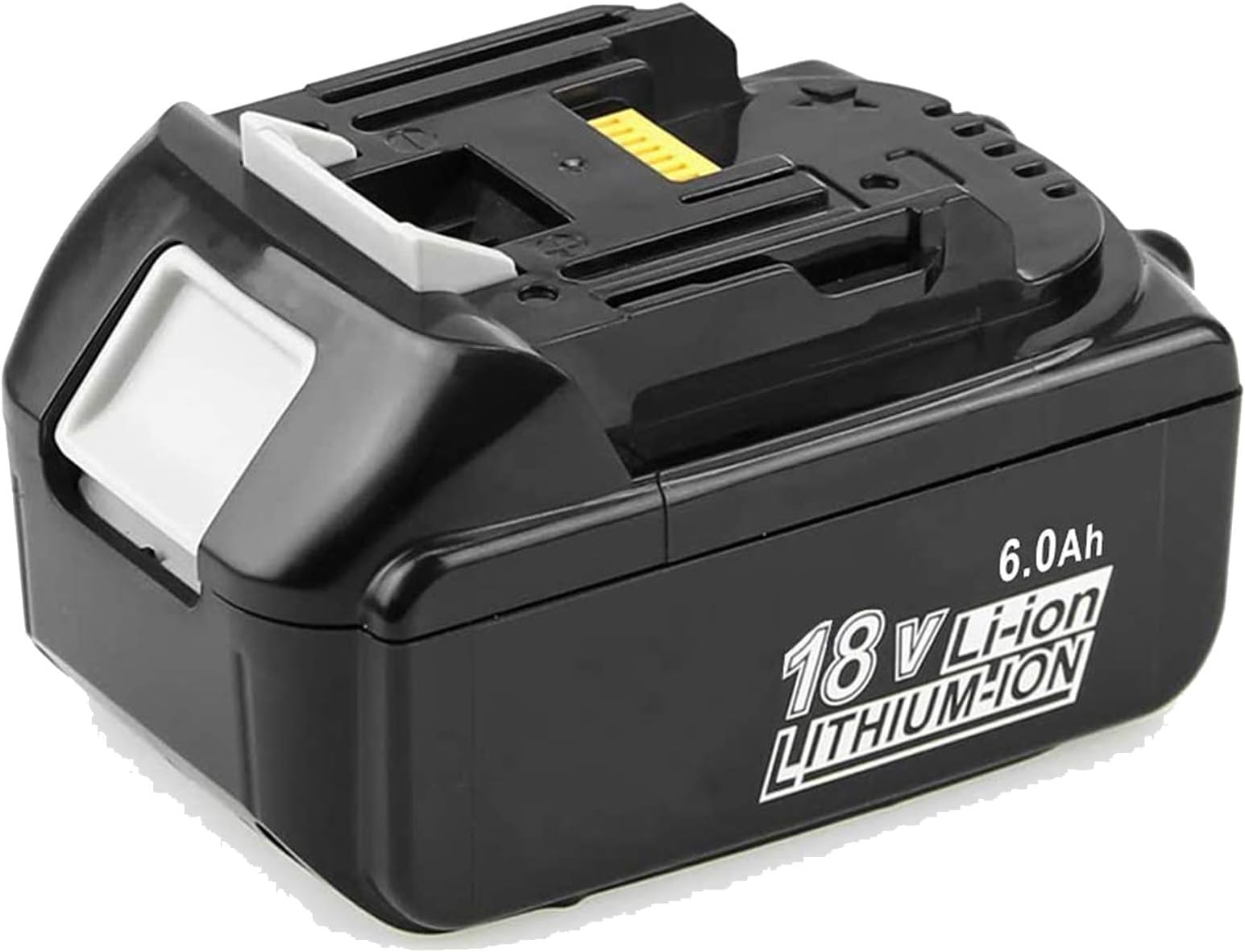 BL1860B 6000mAh Replacement Battery Compatible with 18 Volt Battery BL1860B-2 BL1860 BL1850 BL1840 BL1830 LXT-400 Cordless Power Tools with LED Indicator