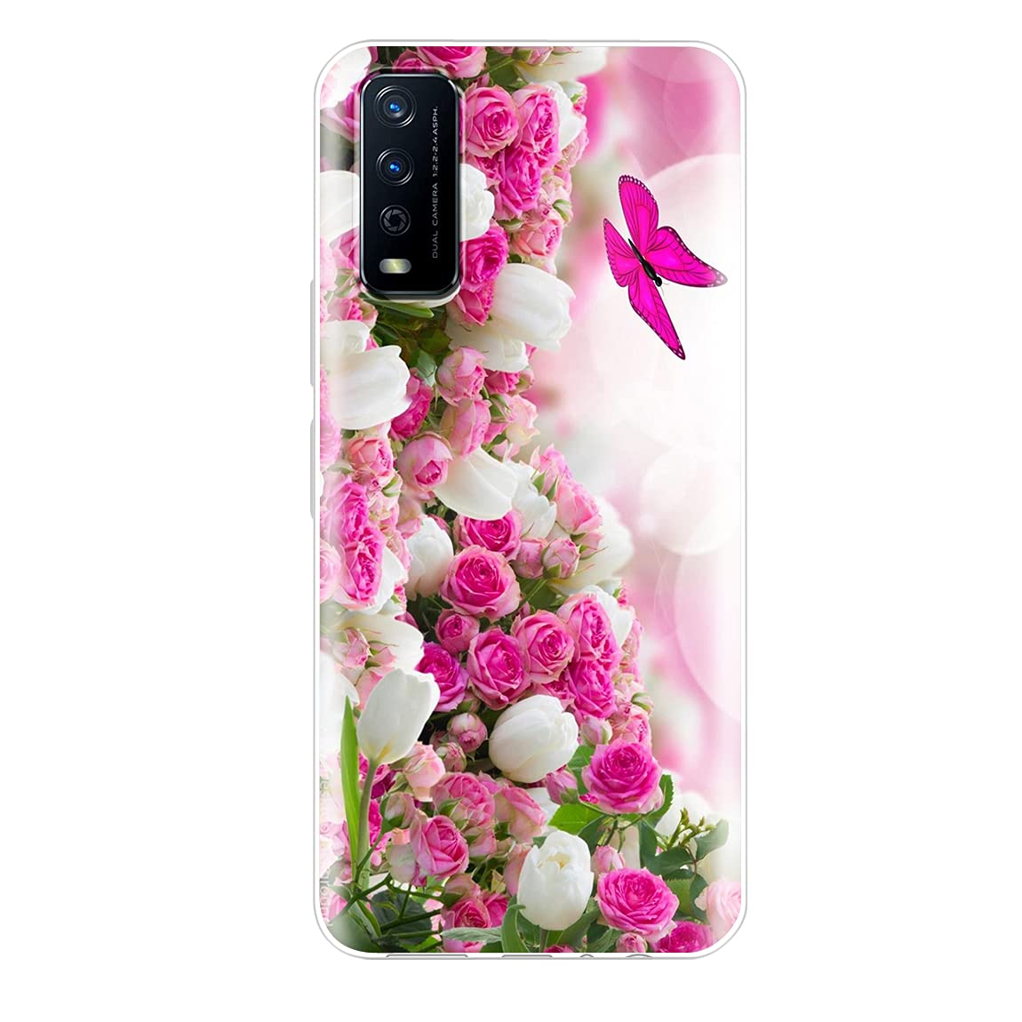 Fashionury Silicone Designer Flexible Soft Back Case Cover for Vivo Y20 / Vivo Y20I / Vivo Y20A / Vivo Y20G / Vivo Y20T / Vivo Y12S / Vivo Y12G -D030, Multi-Coloured (B09651RDLR) Amazon Price History, Amazon Price Tracker