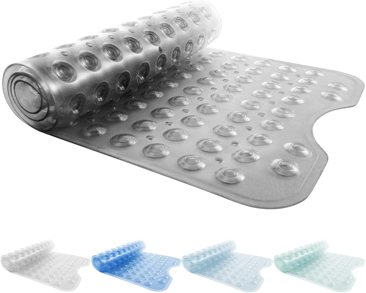 ANSIO® Bathmat Non Slip Anti Mould Bath Mat for Bathroom Rubber Shower