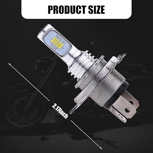 Miniatura 2 de cerfioo Paquete de 2 luces antiniebla LED para automóvil, luces H4 súper brillantes, 35 W, 4000 lúmenes, accesorios de iluminación universales para