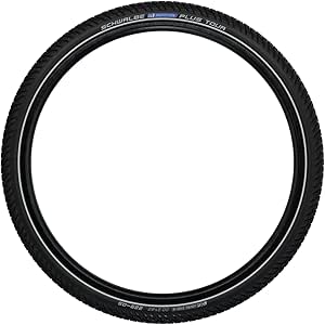 Schwalbe - Marathon Plus Tour Off Road and Touring Wire Clincher Bike Tire | Multiple Sizes | Performance Line | Black/Reflective