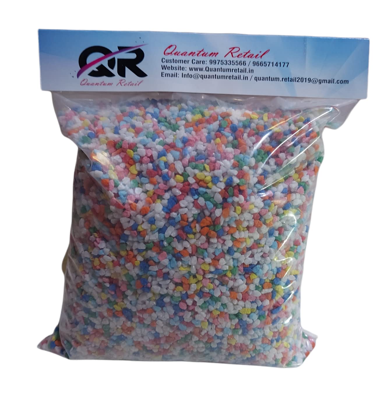 Quantum Retail - Multi Color Marble Chips for Garden, Aquarium, Indoor Outdoor Decoration Pebbles Stone - (Size:3mm-5mm) (900 Grams) (B09MDFCJNR) Amazon Price History, Amazon Price Tracker