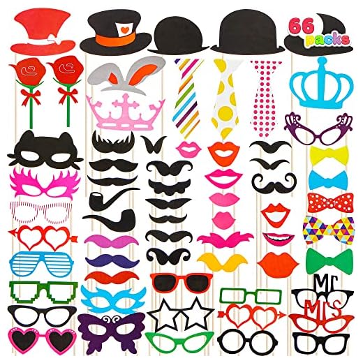 19+ Fun and Creative 1st Birthday Party Ideas for Your Little One 5 Joyin Toy Photo Booth Props 66 Pieces,Multicolor Kit for Graduation Wedding Party Supplies Favors,with Stick, Hats, Glasses, Mouth, Bowler, Bowties