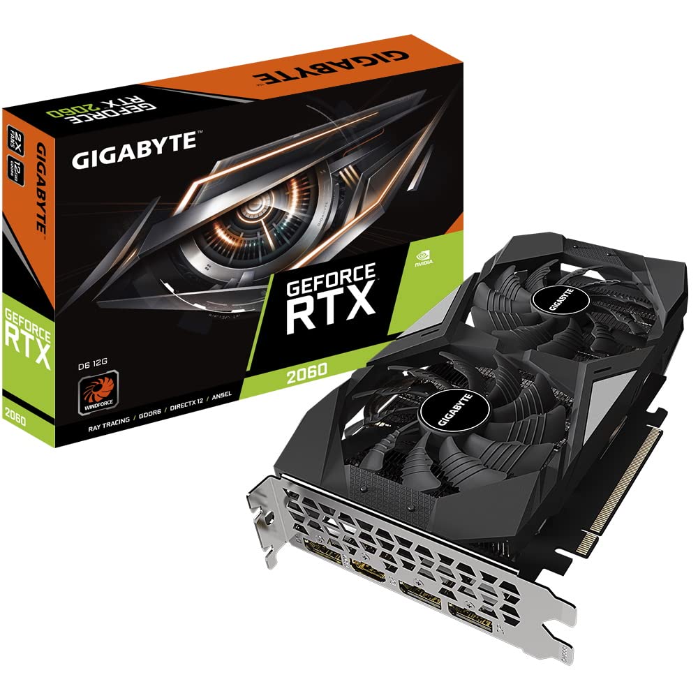 GIGABYTE GeForce RTX2060・12GB 搭載 GPU PLACA DE VIDEO GIGABYTE GEFORCE RTX 2060 12GB GDDR6 - GV