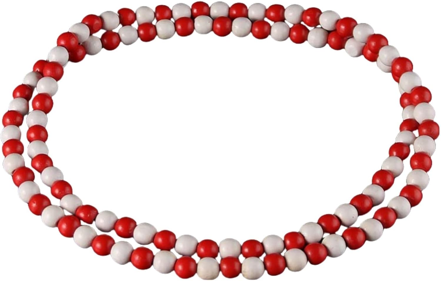 KIFEDSLJ Natural Wood Beads Necklace Handmade Wooden Beaded Chunky Strand Necklaces for Women Vaction Jewelry