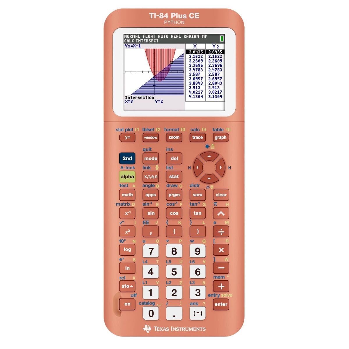 Texas Instruments TI-84 Plus CE Coral