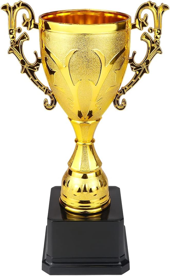 Plastic Golden Trophy Cup Competition Cup Winner Award Trophies Cup for Children Kids