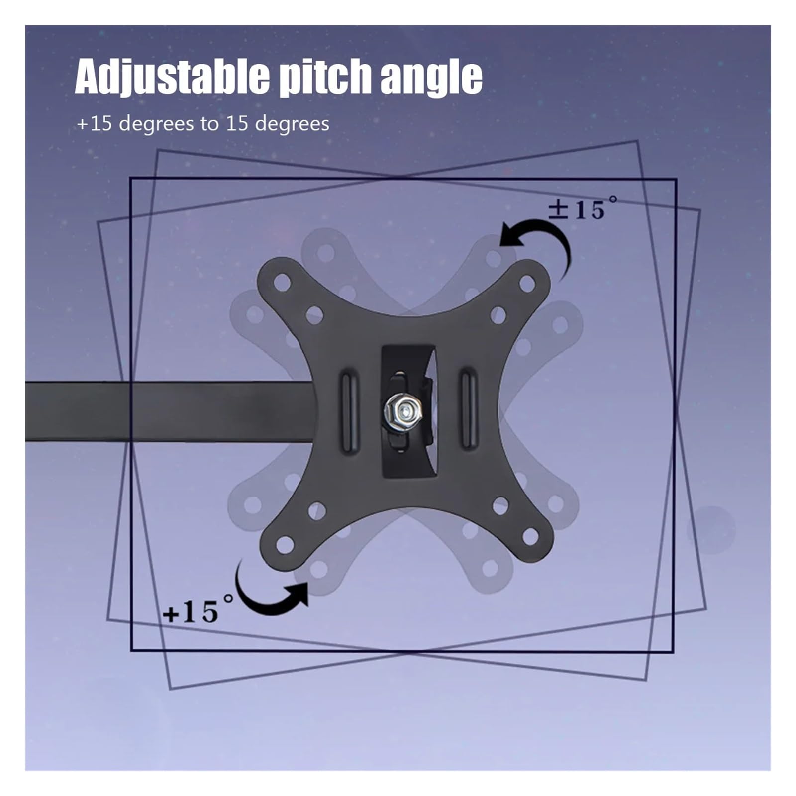 For Camper Pieghevole for Interni TV Gancio Supporto for Monitor Da 14-26 Pollici for Auto Camper Ascensore A Soffitto Cucina Regolabile Sala Da Pranzo Porta TV Sostituisci