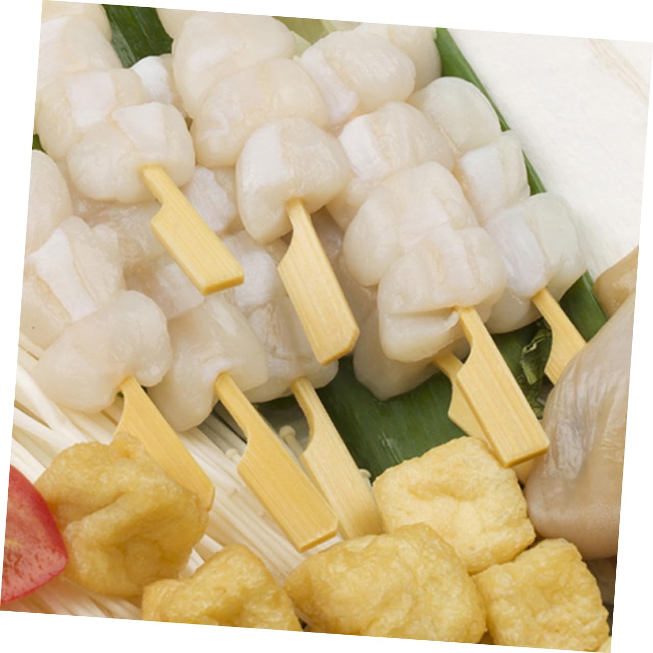 Amazon.co.jp: CIMAXIC 90本入り バーベキュー用竹串 肉用串焼き