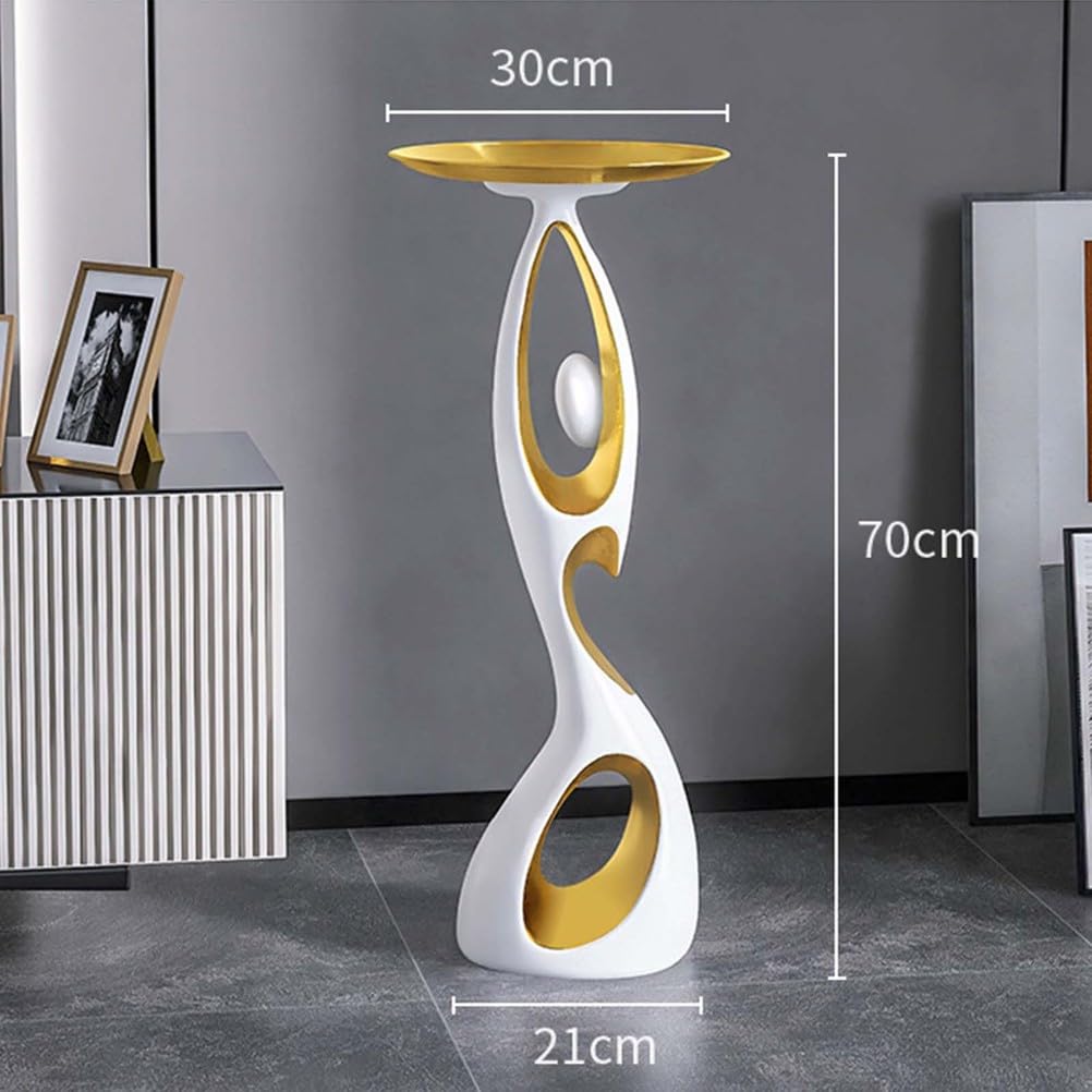 Duża stojąca statuetka ozdobna z tacami do przechowywania, nośność 4 kg, idealna do ekspozycji w salonie lub jako dekoracja sofy, idealny prezent na parapetówkę