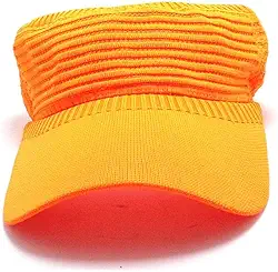 Viseira Feminina Aba Longa Tecido Respirável Praia Esportes