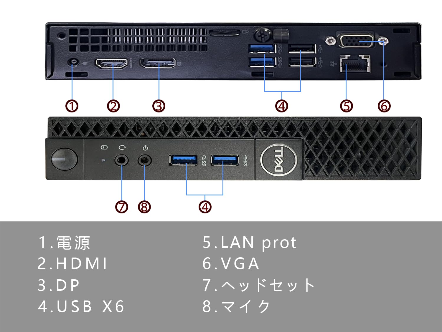 Amazon.co.jp: デル ミニデスクトップ PC Optiplex 3070 micro