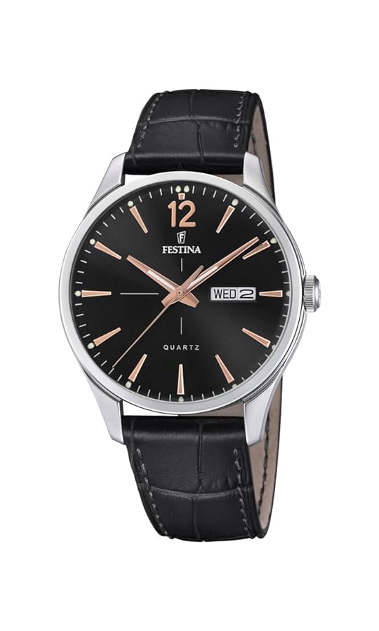 Orologio Festina Uomo Analogico Al Quarzo - Cinturino In Pelle, Elegante E Preciso - Foto 7