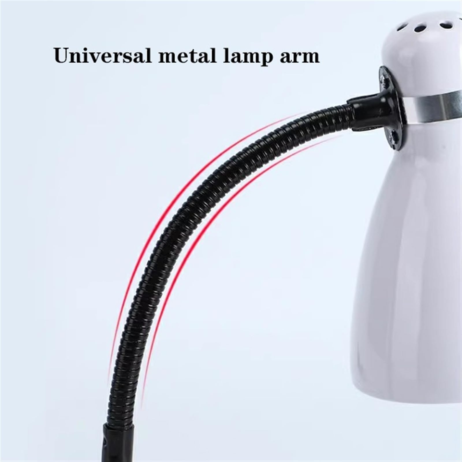 Lampada da scrivania Lampada da scrivania a LED for protezione degli occhi con interruttore a pulsante, lampada da scrivania flessibile in metallo a collo di cigno, lampada da lettura dimmerabile con