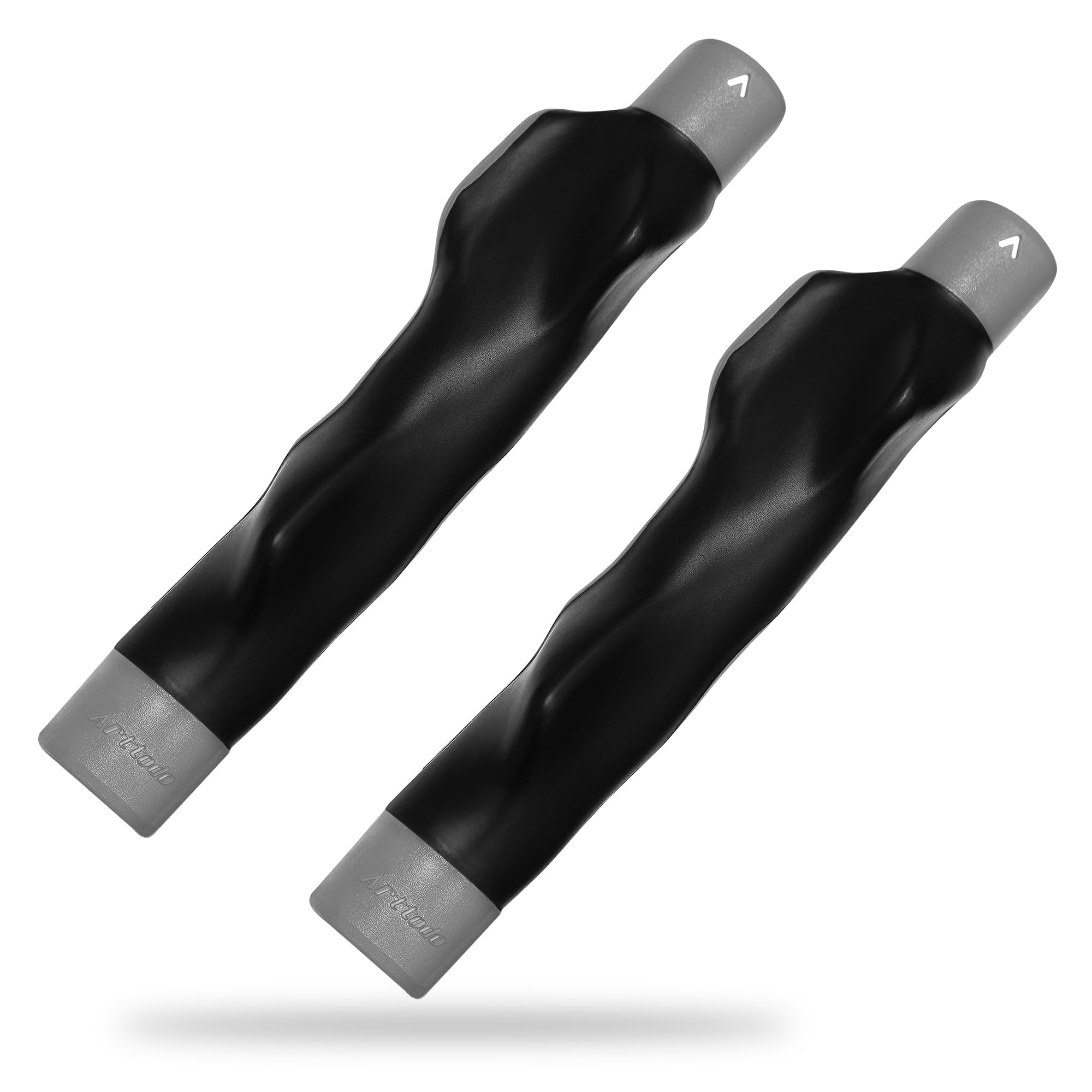2 Pack Golf Training Grip, Right-Handed Grip Trainer Golf Club to Fix Hand Position & Grasp, Help Train Correct Hand Position, Gray