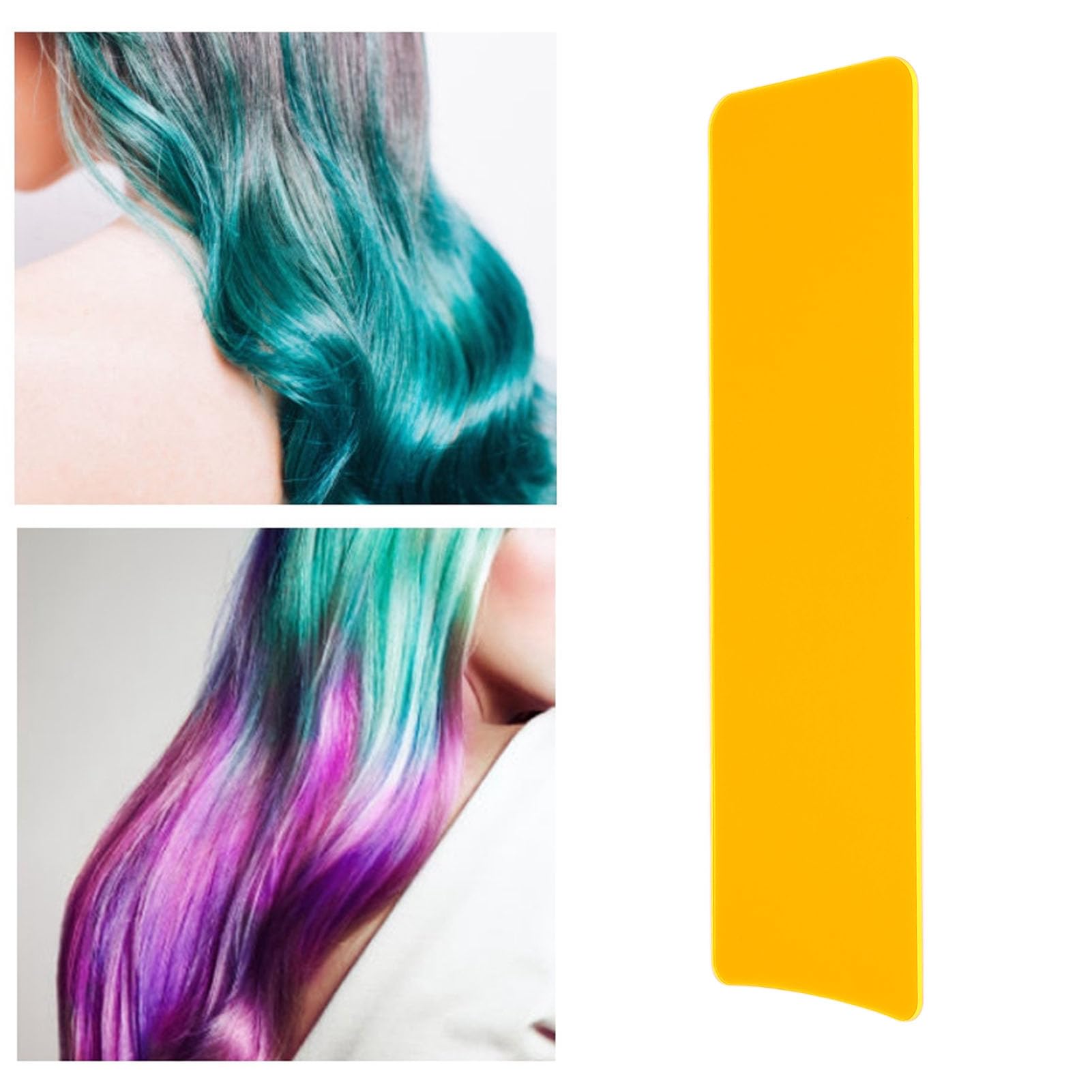 Hairdressing Tinting Board, Large Area Hair Highlighting Board, Portable Hair Colour Applicator Completing Hair Bleaching Kit, Easy to Handle and Store Ideal for Salon and Home