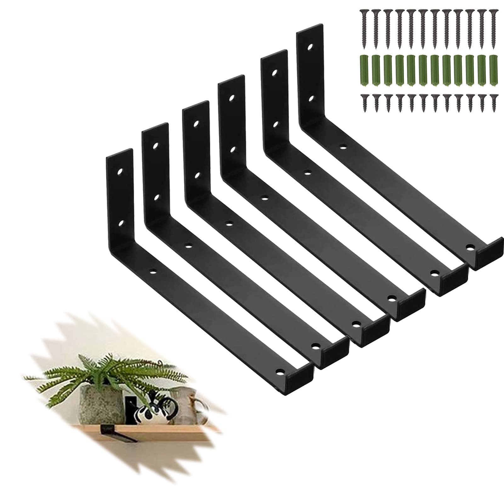 Buy Youyijia 6pcs Shelf Brackets Heavy Duty Scaffold Board Shelf