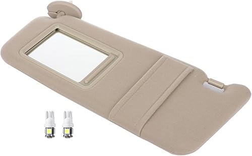 Miniatura 8 de SCITOO Conjunto de visera solar para el lado izquierdo del conductor con techo corredizo para Toyota Venza Beige 74320-0T022-A1 2009 2010 2011 2012