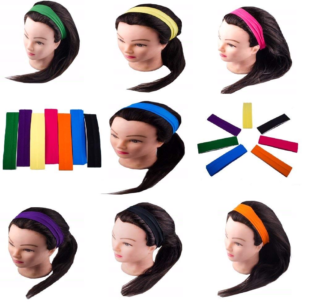 Head Band Workout, For Facial, Yoga, For Women And Girls, Multicolour, 17 Gram, Pack Of 6, Random Color-image-12