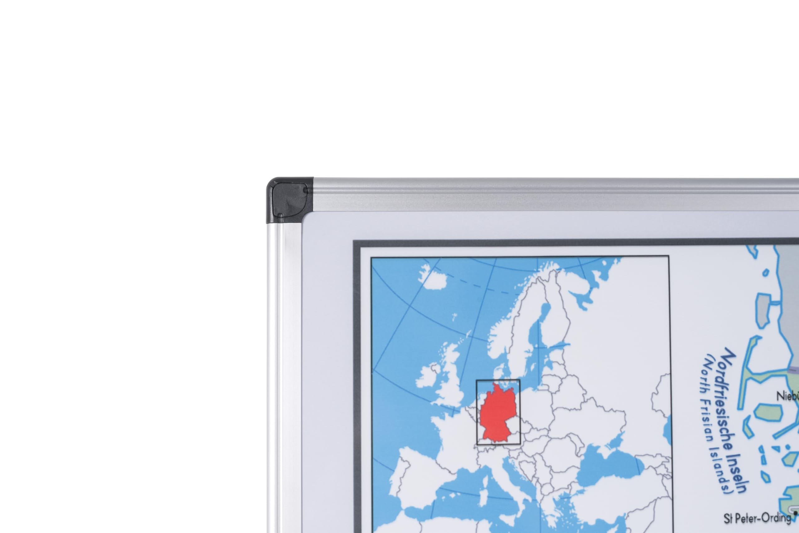 Bi-Office MAP0101002 Deutschlandkarte, laminiert oder magnetisch