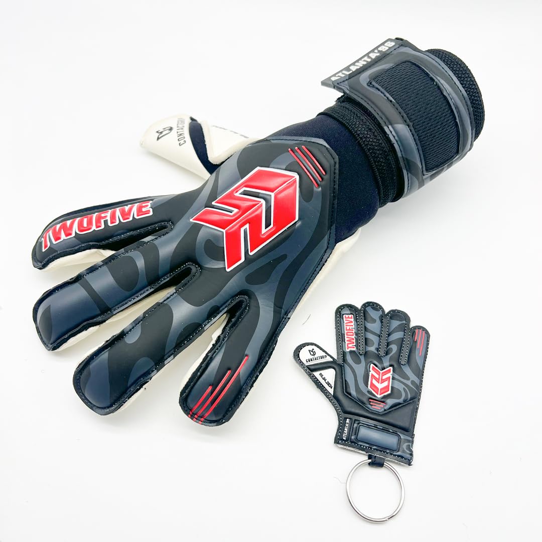 TWOFIVE Guanti Portiere Atlanta96 Pro Cup Special Edition Nero