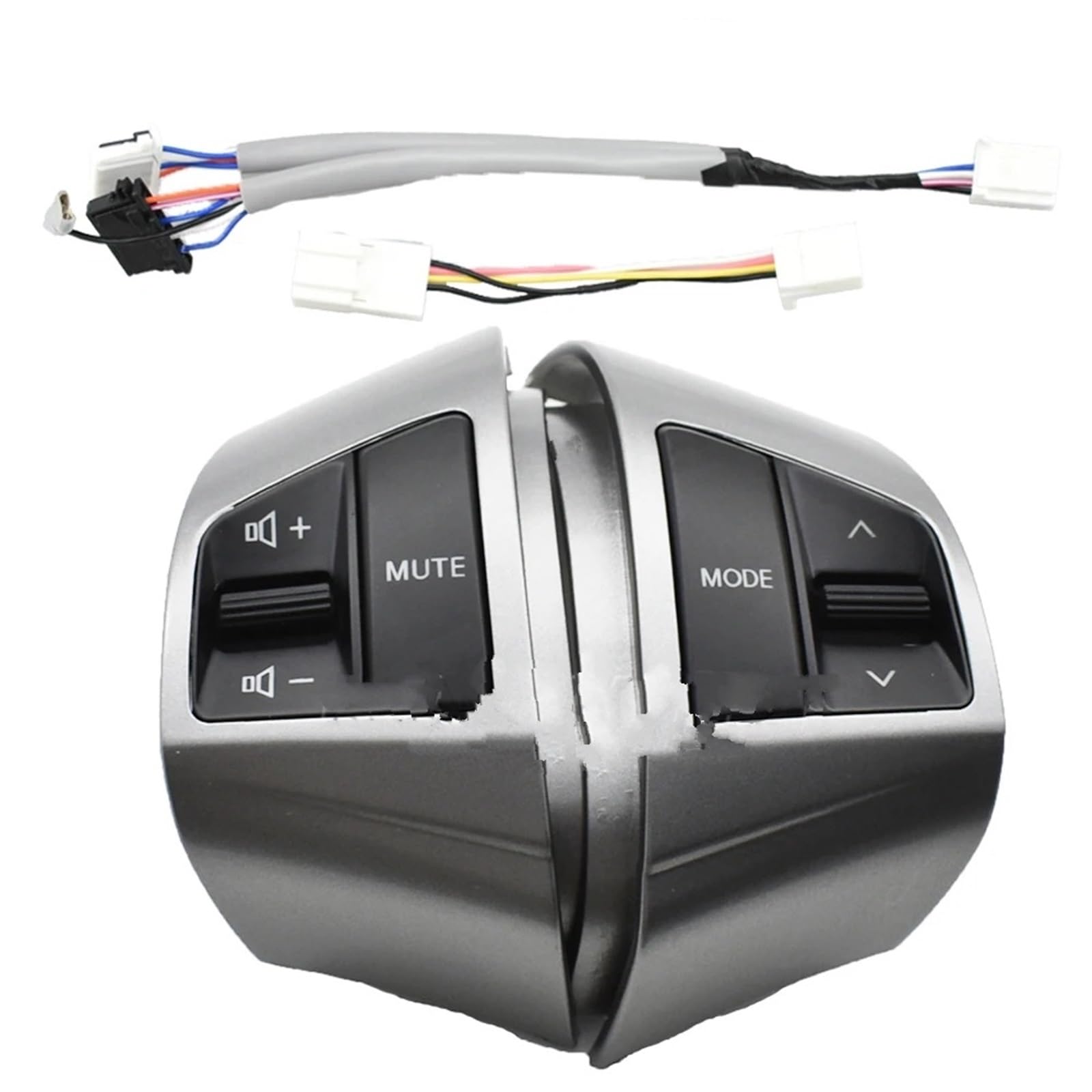 Bouton commande volant Hyundai Elantra HD 2009 télécommande multifonction argent - 4