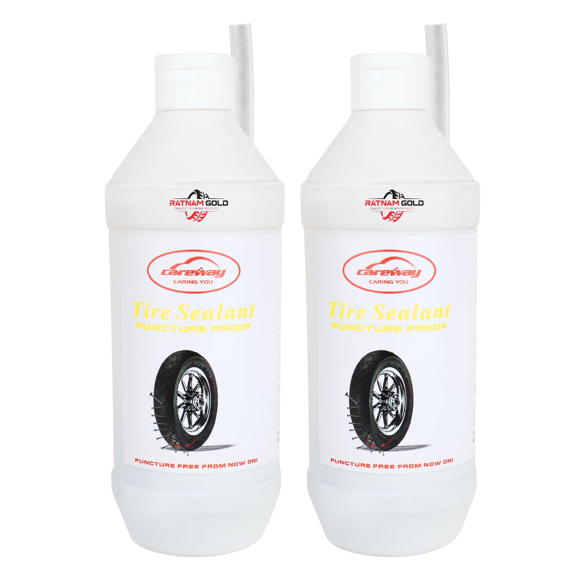 Tubeless Tire Sealant Bottle (500 ml) – Empty Tubeless Sealant Container for Bikes & Cars, Easy Fill & Store, Compatible With All Tubeless Tyre Sealants | Workshop Essential (Pack of 2)-image-28
