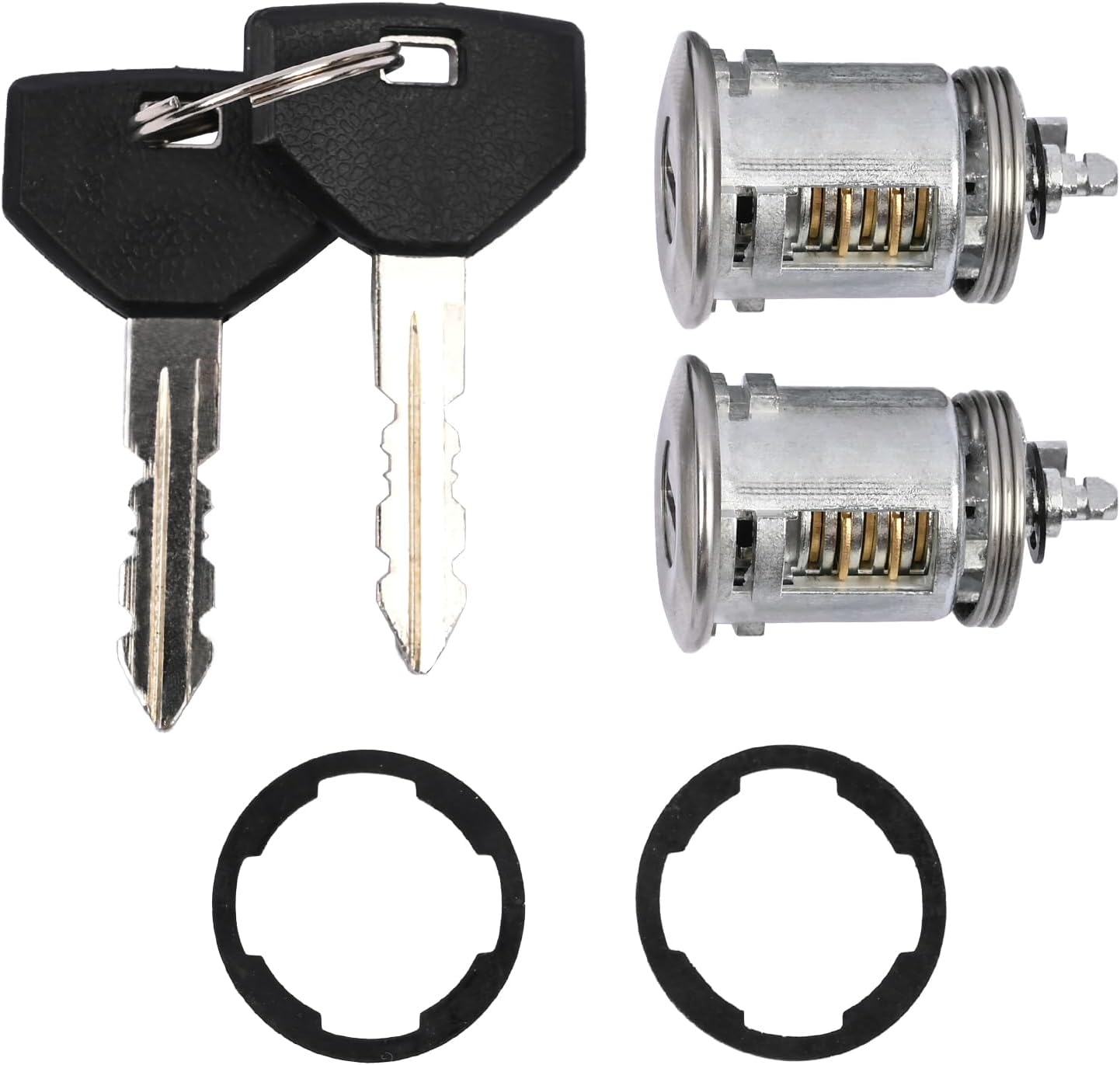 Front Door Lock Cylinder w/Keys Compatible with International Trucks 4100 4200 7300 7400 8500 8600 CXT ProStar RXT Left & Right Side Replace 2506723C92 3606713C94 3546619C92