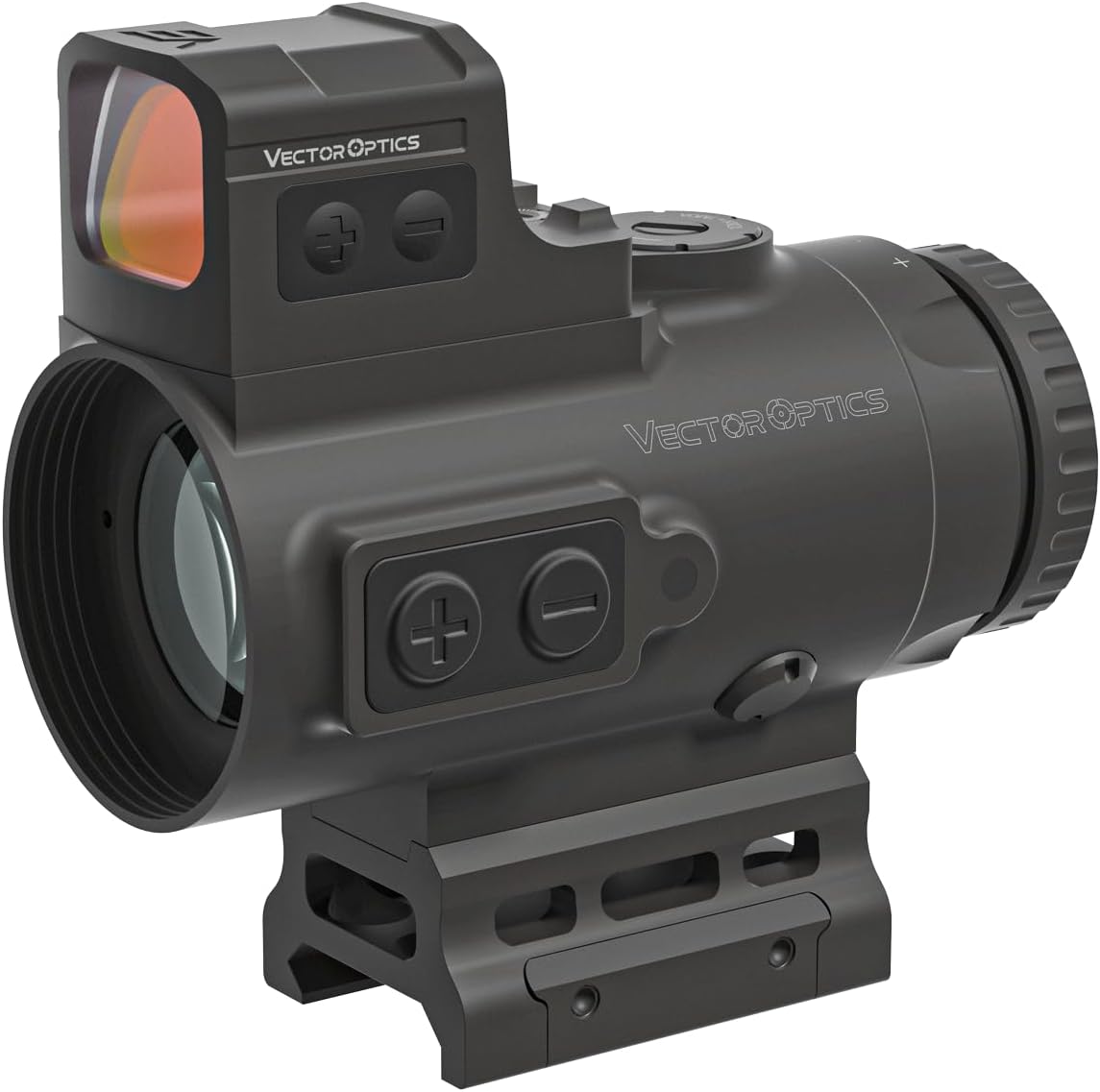 Vector Optics 4x24 Mini Prism Sight with 1x17x20 3 MOA mini Enclosed Red Dot Sight for Pistol, SCPS-M04+SCRD-68