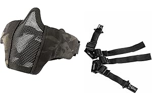 OneTigris Tactical Mesh Half Face Mask