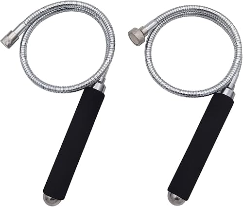 Miniatura 19 de Juego de herramientas de recogida magnética flexible, 2 libras y 5 libras, extensión flexible de 25 pulgadas, recogida magnética